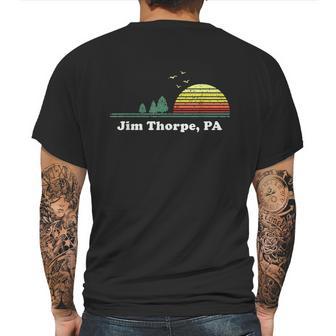 Vintage Jim Thorpe Pennsylvania Home Souvenir Print Mens Back Print T-shirt | Favorety AU