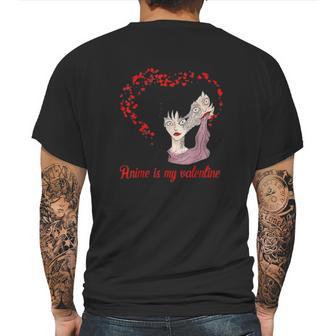 Vintage Junji Ito Gifts Anime Is My Valentine Tomie Manga Mens Back Print T-shirt | Favorety CA