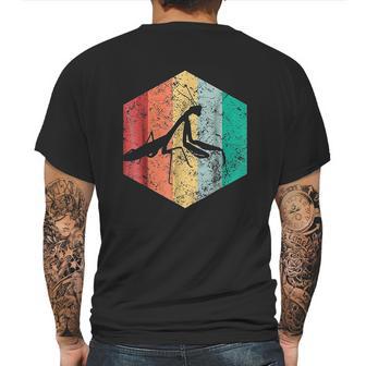 Vintage Look Praying Mantis Mens Back Print T-shirt | Favorety DE