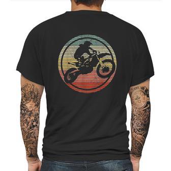 Vintage Motocross Bike Enduro Biker Mens Back Print T-shirt | Favorety AU