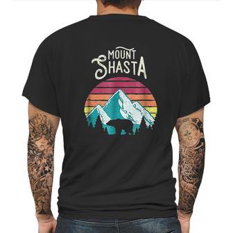 Vintage Mount Shasta Mountains Bear Mens Back Print T-shirt | Favorety AU