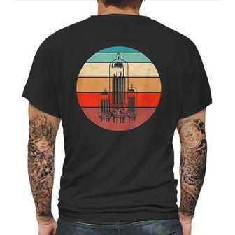 Vintage Retro Analog Audio Vacuum Tube Guitar Bass Tube Amp Mens Back Print T-shirt | Favorety UK