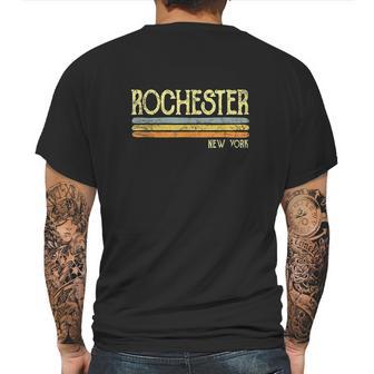 Vintage Rochester New York Ny Mens Back Print T-shirt | Favorety