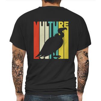 Vintage Style Vulture Silhouette T-Shirt Mens Back Print T-shirt | Favorety