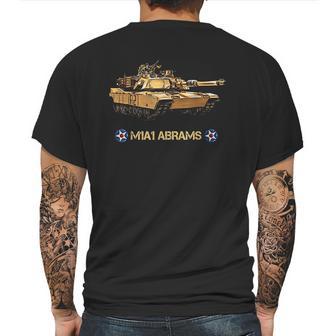 Mens Vintage US Army M1A1 Abrams Main Battle Tank Mens Back Print T-shirt | Favorety AU