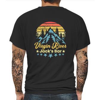 Vintage Virgin River Jacks Bar Mens Back Print T-shirt | Favorety UK