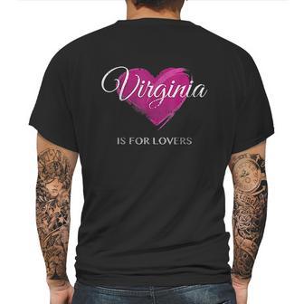 Vintage Virginia Lovers Dmv Va Mens Back Print T-shirt | Favorety AU