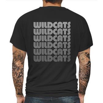 Vintage Wildcats Gift Mens Back Print T-shirt | Favorety AU