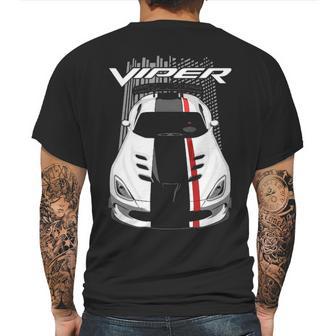 Viper Acr 5Th Generation White And Black Mens Back Print T-shirt | Favorety CA