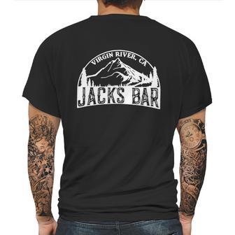 Virgin River Jacks Bar Gift Mens Back Print T-shirt | Favorety