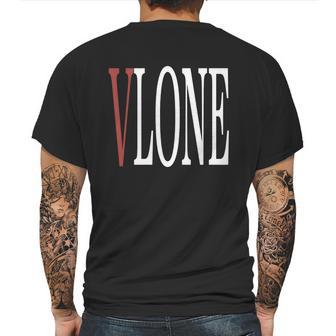 Vlone In White Hoodies Mens Back Print T-shirt | Favorety CA