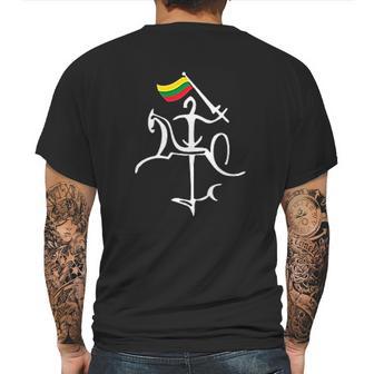 Vytis Knight Lithuanian Pride Mens Back Print T-shirt | Favorety