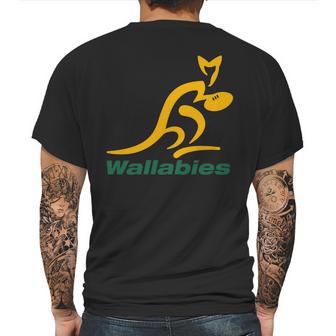 Wallabies Mens Back Print T-shirt | Favorety UK