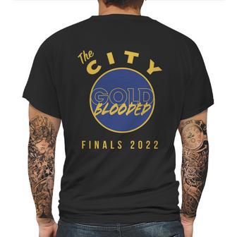 Warriors Finals 2022 Basketball Gold Blooded Warriors Graphic Design Printed Casual Daily Basic V4 Mens Back Print T-shirt | Favorety