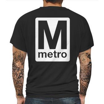 Washington Dc Metro T-Shirt Mens Back Print T-shirt | Favorety DE