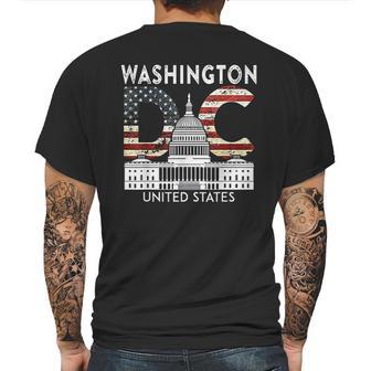 Washington State Capitol Hill Souvenir Gift Mens Back Print T-shirt | Favorety CA