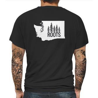 Washington State Roots Mens Back Print T-shirt | Favorety UK