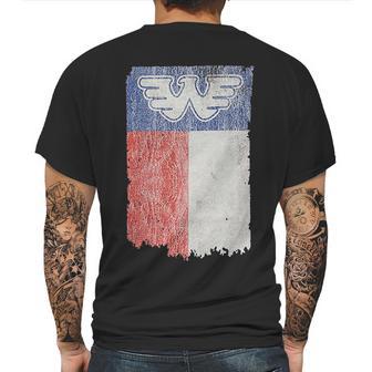 Waylon Jennings Texas Flag Mens Back Print T-shirt | Favorety