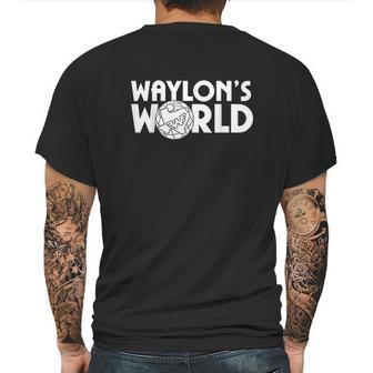 Waylon Jennings Waylons World Mens Back Print T-shirt | Favorety