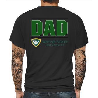 Wayne State University Proud Dad Parents Day 2020 Mens Back Print T-shirt | Favorety DE