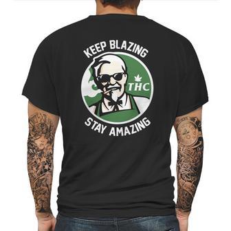 Weed Blazing Mens Back Print T-shirt | Favorety DE