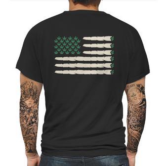 Weed Flag Mens Back Print T-shirt | Favorety UK