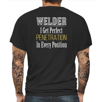 Welder Penetration Mens Back Print T-shirt | Favorety DE