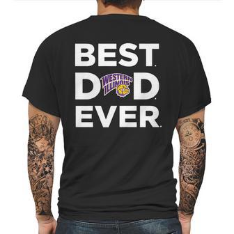 Western Illinois Leathernecks_Best Dad Ever Mens Back Print T-shirt | Favorety CA