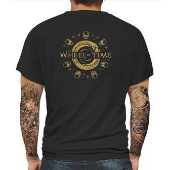 The Wheel Of Time Seven Rings Mens Back Print T-shirt | Favorety