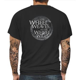 The Wheel Of Time The Wheel Weaves Circle Mens Back Print T-shirt | Favorety CA