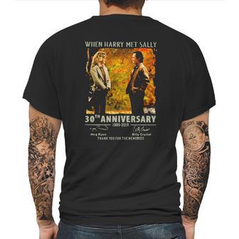 When Harry Met Sally 30Th Anniversary 1989-2019 Signatures Shirt Mens Back Print T-shirt | Favorety DE