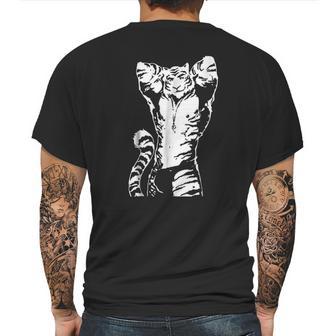 White Tiger Kemono Furries Mens Back Print T-shirt | Favorety UK