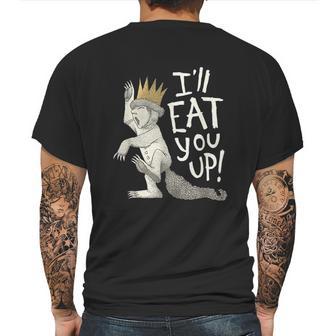 Where The Wild Things Are Eat You Up Mens Back Print T-shirt | Favorety UK