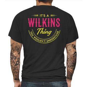 Wilkins Shirt Personalized Name Gifts T Shirt Name Print T Shirts Shirts With Name Wilkins Mens Back Print T-shirt | Favorety AU