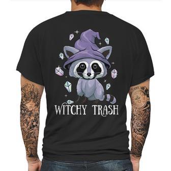 Witchy Trash Raccoon Halloween Witchcraft Witch Pastel Goth Mens Back Print T-shirt | Favorety DE