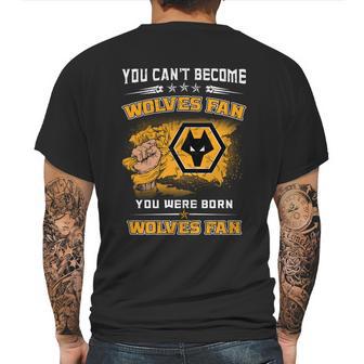 Wolverhampton Wanderers Fc-Kann-Man Mens Back Print T-shirt | Favorety