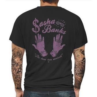 Wwe Sasha Banks Legit Boss Vintage Fight Mens Back Print T-shirt | Favorety DE