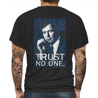 Xfiles Horror Thriller Tv Series Cigarette Smoking Man No Trust Mens Back Print T-shirt | Favorety DE