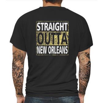 Xtreme Straight Outta New Orleans Hometown Mens Back Print T-shirt | Favorety DE