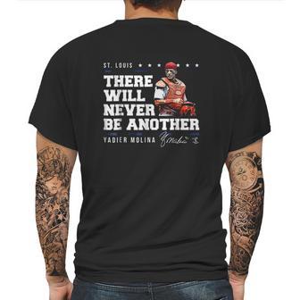 Yadier Molina Never Be Another Mens Back Print T-shirt | Favorety UK