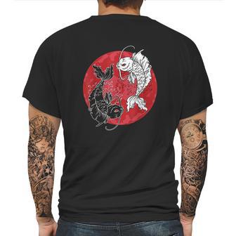 Yin Yang Koi Fish Carp Tai Chi Symbol Japanese Mens Back Print T-shirt | Favorety AU