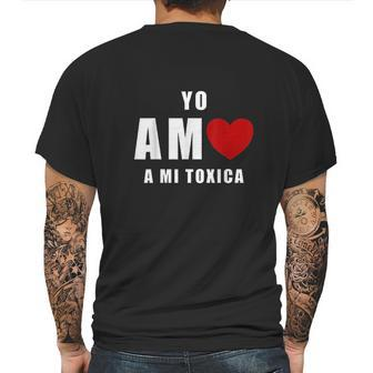 Yo Amo A Mi Toxica San Valentin Mens Back Print T-shirt | Favorety UK