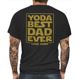 Yoda Best Dad Ever Mens Back Print T-shirt | Favorety CA