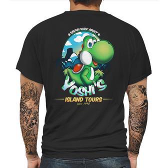 Yoshis Island Tours Mens Back Print T-shirt | Favorety CA