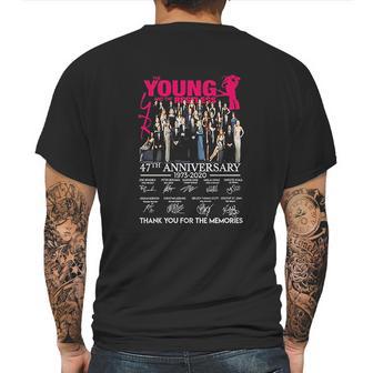 The Young And The Restless 47Th Anniversary 1973 To 2020 Cast Signed Gifts Funny Mens Back Print T-shirt | Favorety UK