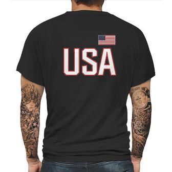 Youth Usa National Pride Mens Back Print T-shirt | Favorety UK