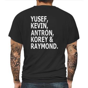 Yusef Kevin Antron Korey And Raymond Mens Back Print T-shirt | Favorety DE