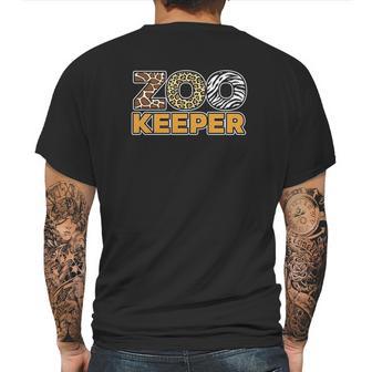 Zookeeper African Savanna Mens Back Print T-shirt | Favorety