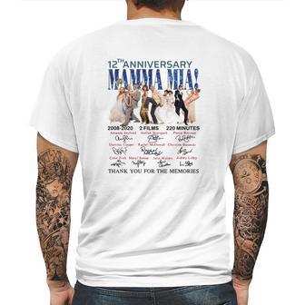 12Th Anniversary Mamma Mia Mens Back Print T-shirt | Favorety CA