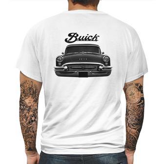 1955 Buick Front Black Mens Back Print T-shirt | Favorety UK